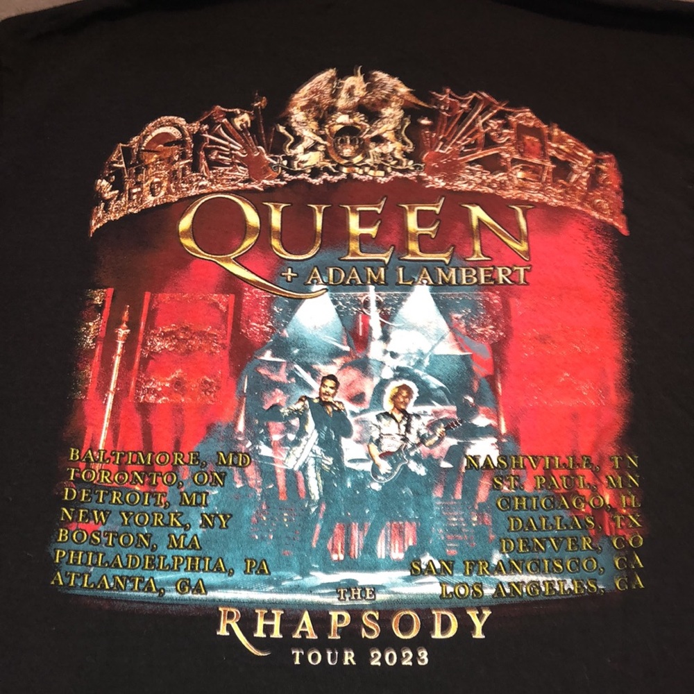 Queen/Adam Lambert 2023 Tour Shirt